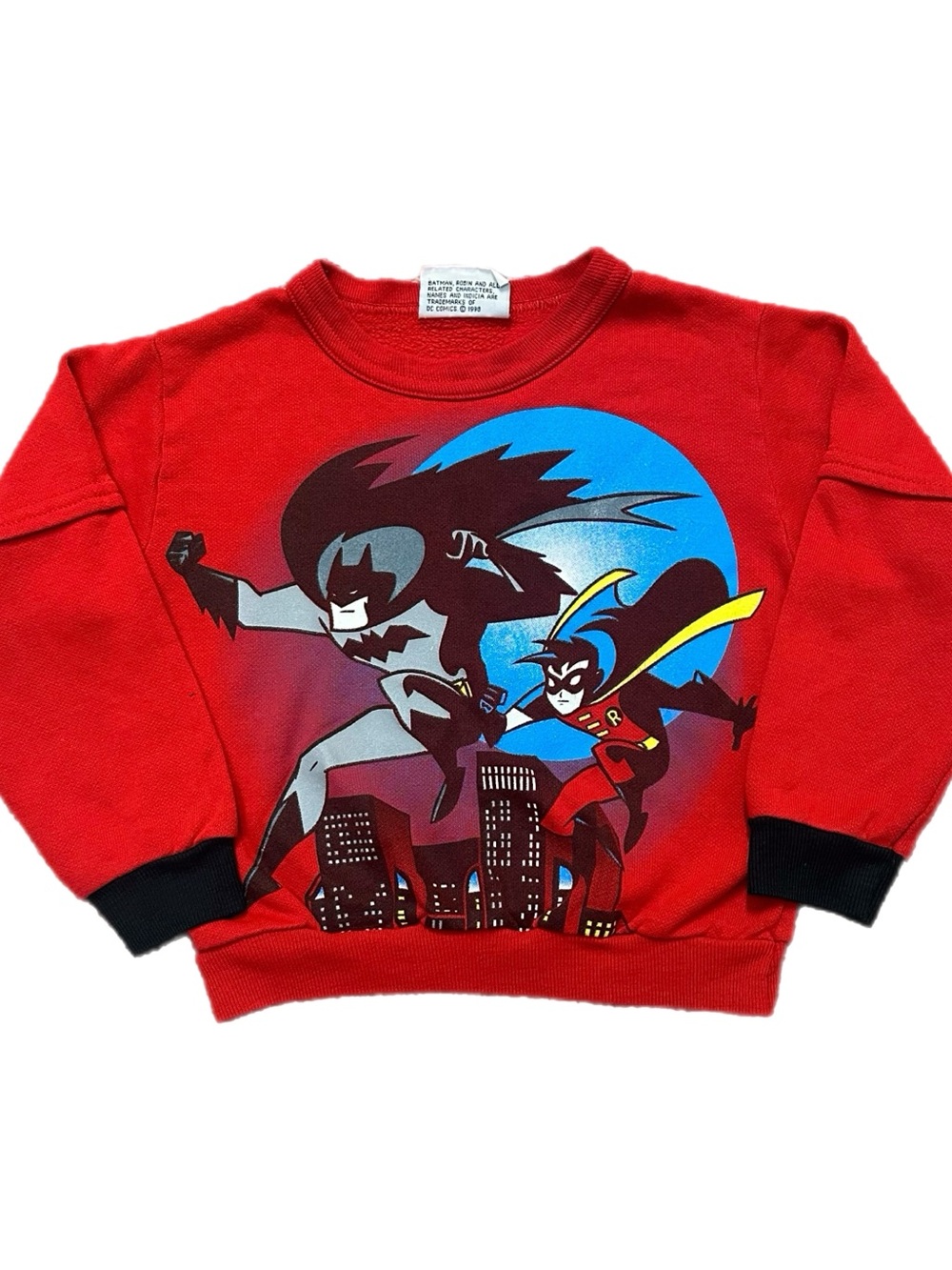 Vintage Batman Robin Animated Series Sweatshirt Toddler